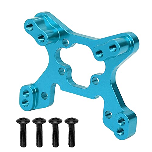 Multizenic Vordere Stoßdämpferbrücke aus Aluminiumlegierung, eloxierte Oberfläche, für LC 1/14 Off Road Monster Truggy Rally Car Upgrade-Zubehör (Blue) von Multizenic