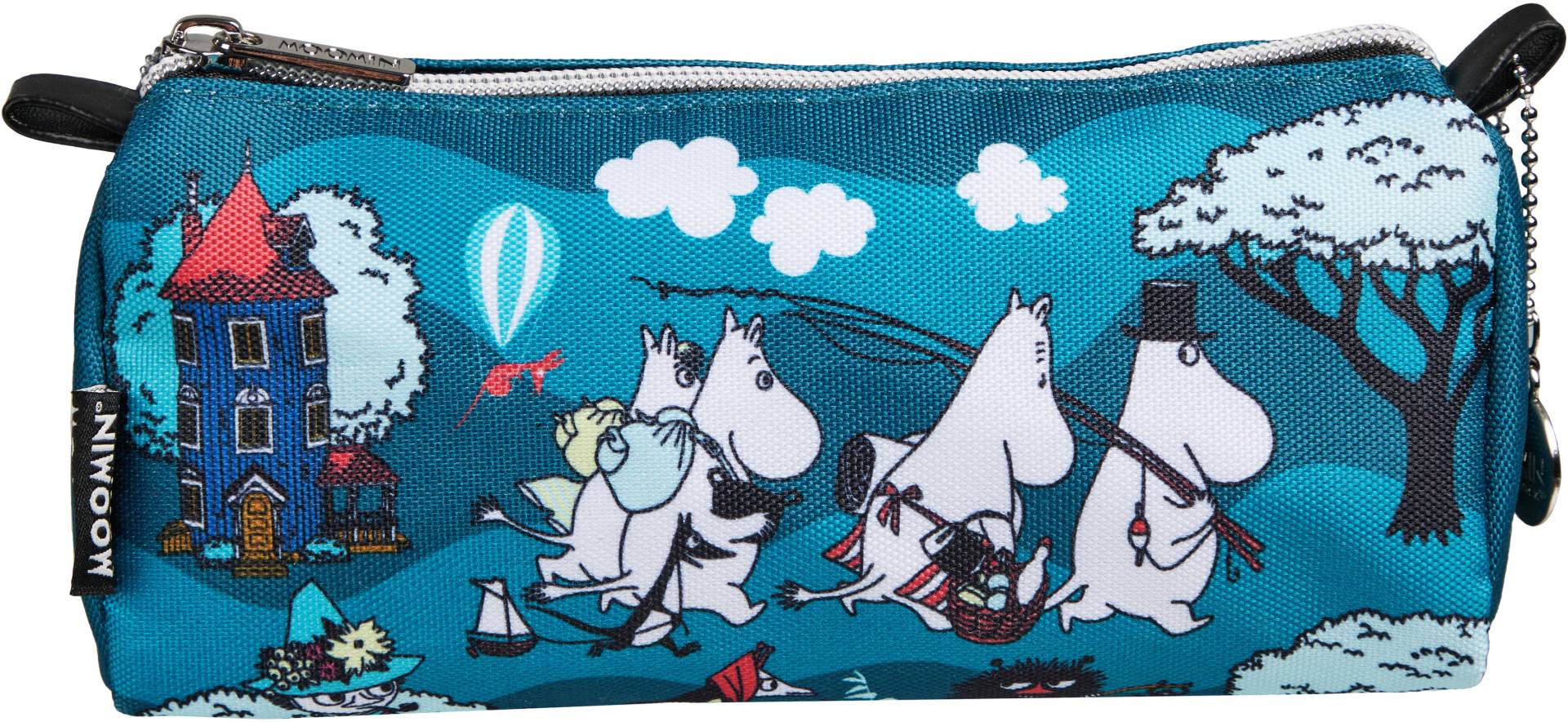 Moomin by Martinex Ruttu Muminhaus Federmäppchen, Blau von Mumin