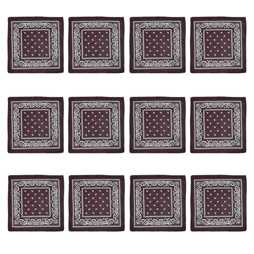 Mumuve Party-Kopfbedeckung, 54 x 54 cm, Bandana-Set, Westernblumen-Halstuch, modischer Halstuch, Straßentanz, Kopftuch, Kopfwickel, Hiphop-Kopf von Mumuve