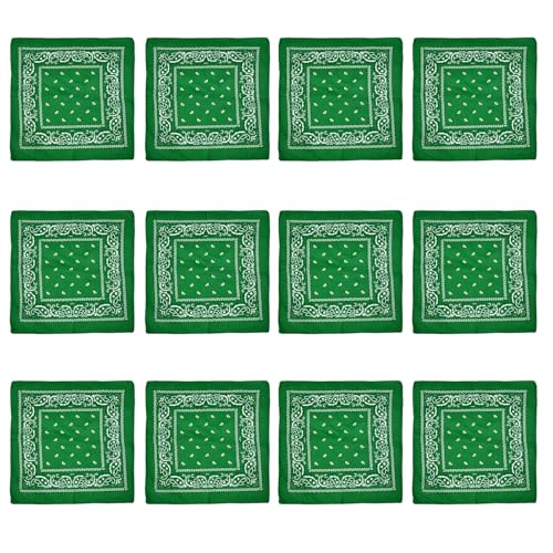 Mumuve Party-Kopfbedeckung, 54 x 54 cm, Bandana-Set, Westernblumen-Halstuch, modischer Halstuch, Straßentanz, Kopftuch, Kopfwickel, Hiphop-Kopf von Mumuve