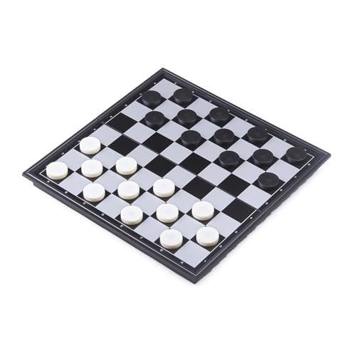 Tragbare Magnetische Reise Schach-Set Faltbare Dame Brettspiel Reise Magnetische Schach & Dame Brettspiel Geschenke Unternehmen von Mumuve