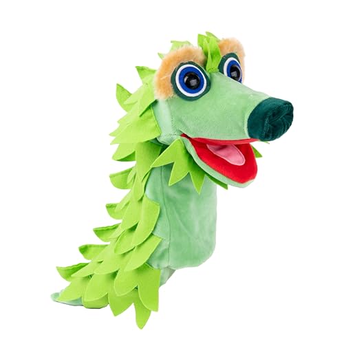 Marionette Märchenfigur Handpuppe Drache Lalobe 51 cm, Mehrfarbig, für Kasperletheater von Munabo