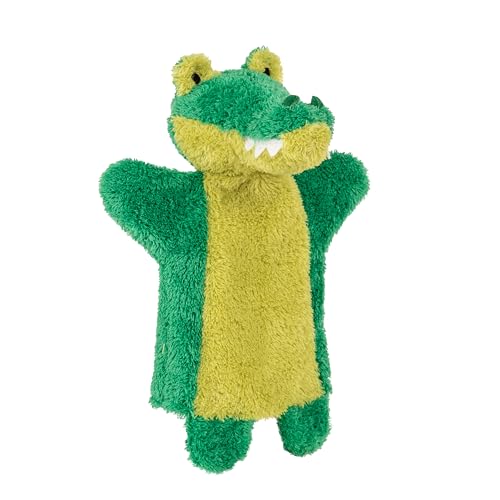Marionette Märchenfigur Handpuppe Krokodil 28 cm, Mehrfarbig, für Kasperletheater von Munabo