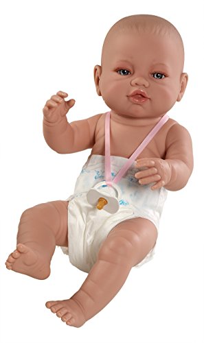 Berbesa 5105 - Baby RN Puppe, 42 cm, weiß doll von Berbesa