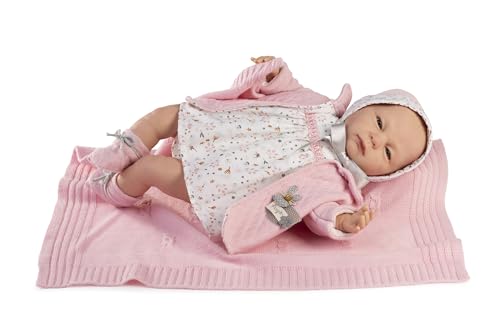 Berbesa Mein Baby Reborn, Puppe mit rosa Jacke von Berbesa