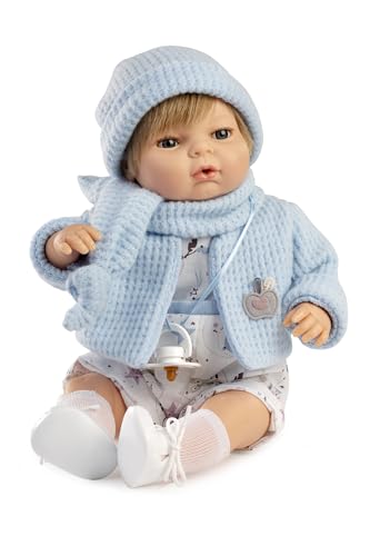 Muñecas Berbesa Raúl-Puppenmodell, Blaue Jacke von Muñecas Berbesa