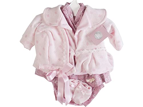 Muñecas Berbesa T5205 Kleid und Mantel Set, Einfarbig von Muñecas Berbesa