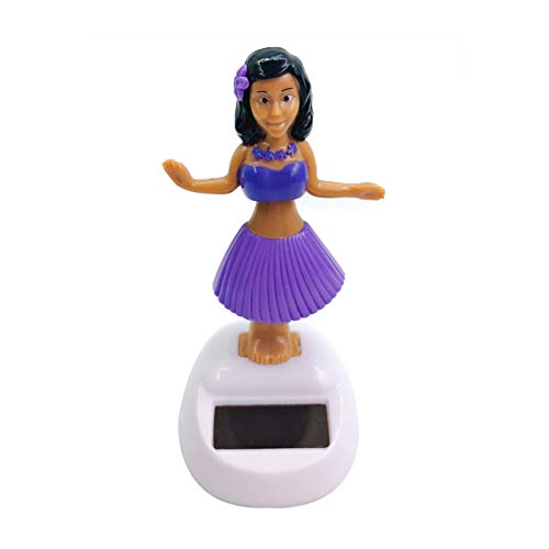 Solar Wackelfiguren 10cm Hawaiianische Tänzerin Solarfigur, Solar Tanz Hawaii Mädchen, Solar Tanz Hawaii Mädchen, Solartanz Spielzeug, Solarfigur Wackelkopf Figur Solarspielzeug Geschenke von Murman