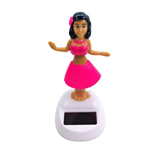 Solar Wackelfiguren 10cm Hawaiianische Tänzerin Solarfigur, Solar Tanz Hawaii Mädchen, Solar Tanz Hawaii Mädchen, Solartanz Spielzeug, Solarfigur Wackelkopf Figur Solarspielzeug Geschenke von Murman