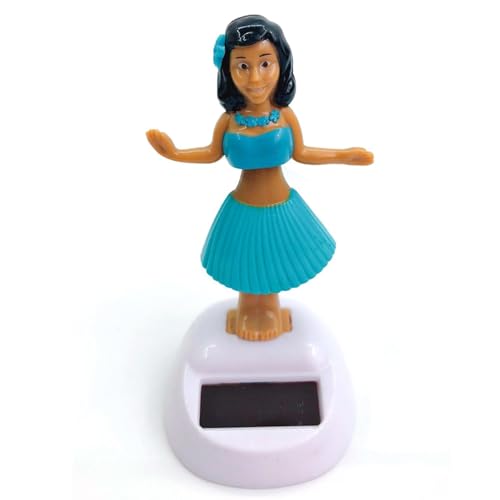 Solar Wackelfiguren 10cm Hawaiianische Tänzerin Solarfigur, Solar Tanz Hawaii Mädchen, Solar Tanz Hawaii Mädchen, Solartanz Spielzeug, Solarfigur Wackelkopf Figur Solarspielzeug Geschenke von Murman