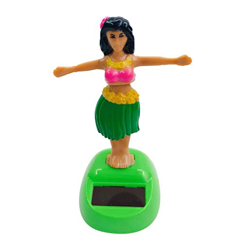 Solar Wackelfiguren 10cm Hawaiianische Tänzerin Solarfigur, Solar Tanz Hawaii Mädchen, Solar Tanz Hawaii Mädchen, Solartanz Spielzeug, Solarfigur Wackelkopf Figur Solarspielzeug Geschenke von Murman