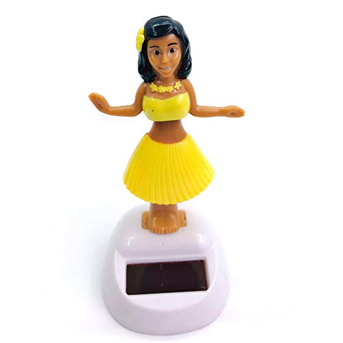 Solar Wackelfiguren 10cm Hawaiianische Tänzerin Solarfigur, Solar Tanz Hawaii Mädchen, Solar Tanz Hawaii Mädchen, Solartanz Spielzeug, Solarfigur Wackelkopf Figur Solarspielzeug Geschenke von Murman