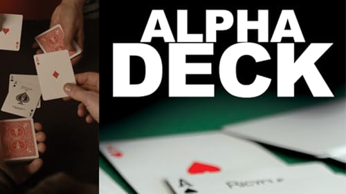 Alpha Deck (Karten und Online-Anleitungen) von Richard Sanders, Magic Trick, Close Up Magic von Murphy's Magic Supplies, Inc.