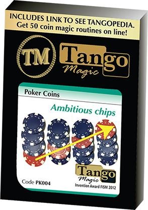 Ambitious Chip (PK004) von Tango Magic, Zaubertrick, Anfänger, Close Up Magic von Murphy's Magic Supplies, Inc.