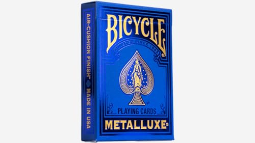 Murphy's Magic Supplies, Inc. Bicycle Metalluxe Blue Playing Cards by US Playing Card Co., Tolles Geschenk für Kartensammler von Murphy's Magic Supplies, Inc.