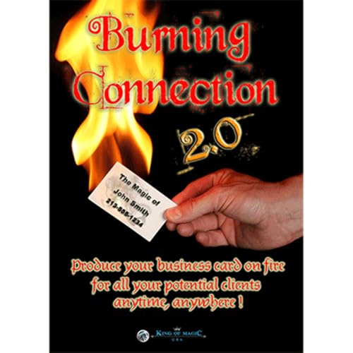 Burning Connection 2.0 von Andy Amyx, Zaubertrick, Anfänger, Fortgeschrittene, Close Up Magic, Street Magic von Murphy's Magic Supplies, Inc.