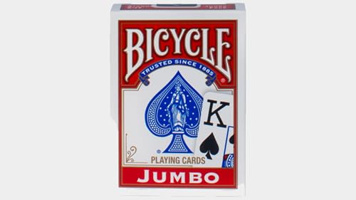 Cards Fahrrad-Jumbo-Index | Rot | Pokerdeck | Sammlerstück von Murphy's Magic Supplies, Inc.