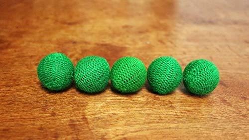 Crochet 5 Ball Combo Set (2,5 cm/grün) von Mr. Magic, Magic Trick, keine Fähigkeiten erforderlich von Murphy's Magic Supplies, Inc.