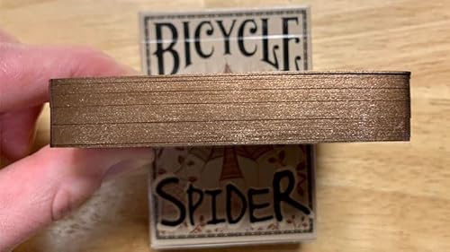 Gilded Bicycle Spider (Tan) Playing Cards, Great Gift For Card Collectors von Murphy's Magic Supplies, Inc.