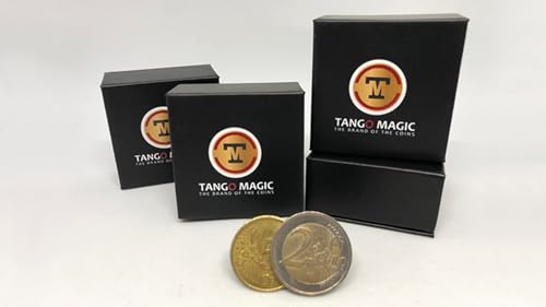 Magnetischer Scotch und Soda 2 Euro und 50 Cent Euro von Tango Trick (E0077), kein Geschick erforderlich, Close Up Magic von Murphy's Magic Supplies, Inc.