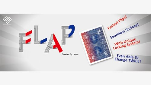 Modern Flap Card (Red to Blue Face Card) by Hondo, Card Trick, Street Magic von Murphy's Magic Supplies, Inc.