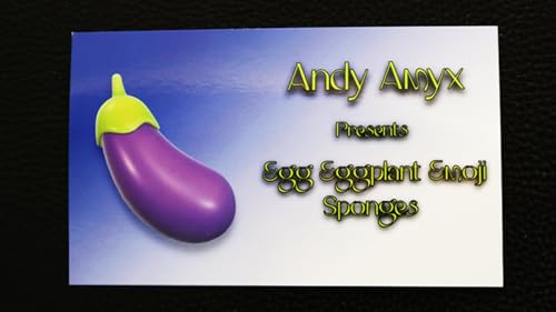 Murphy's Magic Supplies, Inc. Andy Amyx Schwamm-Emoji-Aubergine, 4 Stück von Murphy's Magic Supplies, Inc.