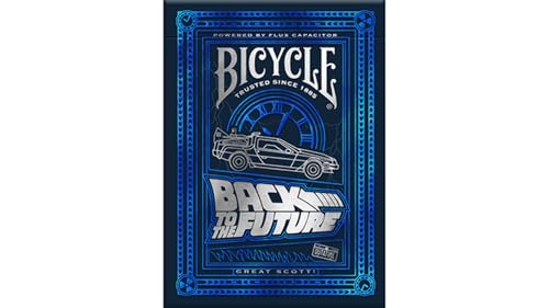 Murphy's Magic Supplies, Inc. Bicycle BTTF Spielkarten, Blau, Silber von ZYZYZK