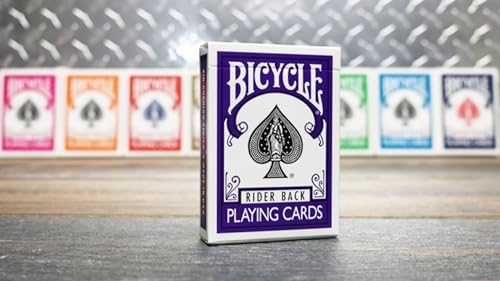 Murphy's Magic Supplies, Inc. Bicycle Purple Playing Cards by US Playing Card Co | Cooles Pokerdeck zum Sammeln | Karten für Zauberer und Zaubertricks von Murphy's Magic Supplies, Inc.