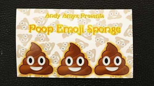 Murphy's Magic Supplies, Inc. Schwamm Emoji Poo, 4 Stück von Andy Amyx - Trick von Murphy's Magic Supplies, Inc.