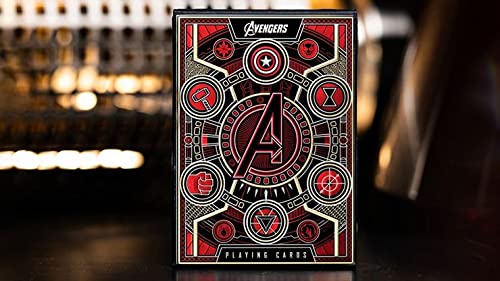 Murphy's Magic Supplies, Inc. Avengers: Red Edition Spielkarten von theory11, tolles Geschenk für Kartensammler von Murphy's Magic Supplies, Inc.