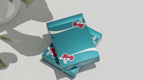 Playing Cards by Pure Imagination Projects Cherry Casino (Tropicana Teal) von Murphy's Magic Supplies, Inc.