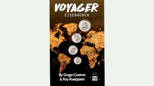 Voyager US Eisenhower Dollar (Gimmick und Online-Anleitung) von GoGo Cuerva, Zaubertrick, von Murphy's Magic Supplies, Inc.