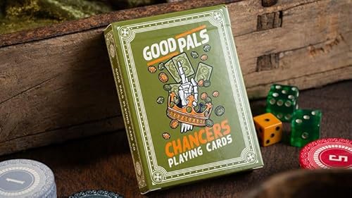 Chancers V3 Green (markiert) Spielkarten von Good Pals von Murphy's Magic