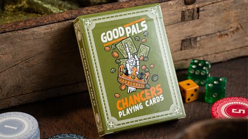 Chancers V3 Green (markiert) Spielkarten von Good Pals von Murphy's Magic