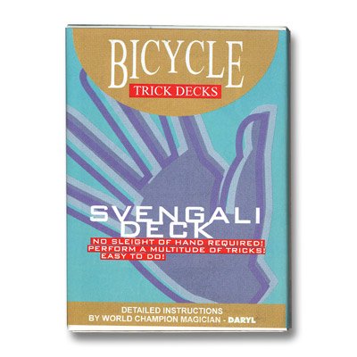 Svengali Deck Bicycle (Blue) - Trick von Murphy's Manufacturing