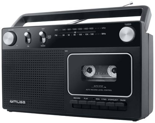 Muse M-152 RC Kofferradio UKW, AM, FM Schwarz von Muse