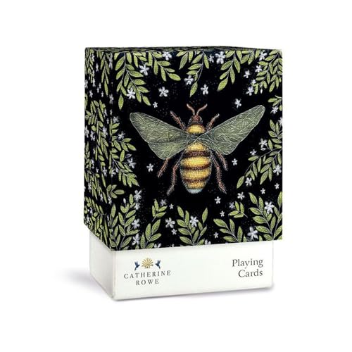 Museums & Galleries Artistic Playing Cards - Honey Bee Design - Classic Deck of 52 Cards with Jokers - Floral Design by Catherine Rowe von Museums & Galleries