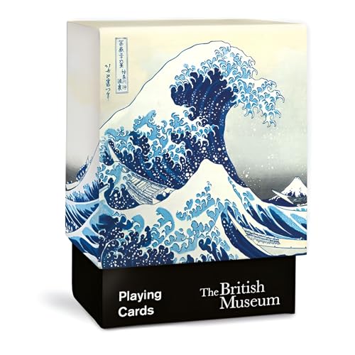 Museums & Galleries Artistic Playing Cards - Japanese Wave Design - Classic Deck of 52 Cards with Jokers - The Great Wave by Katsushika Hokusai von Museums & Galleries