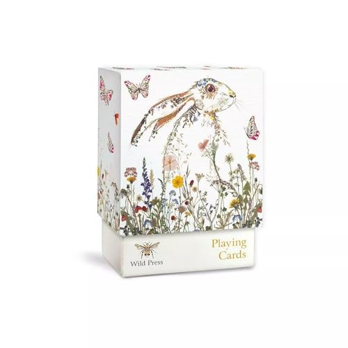 Museums & Galleries Wild Press Wildflower Hare Spielkarten von Museums & Galleries