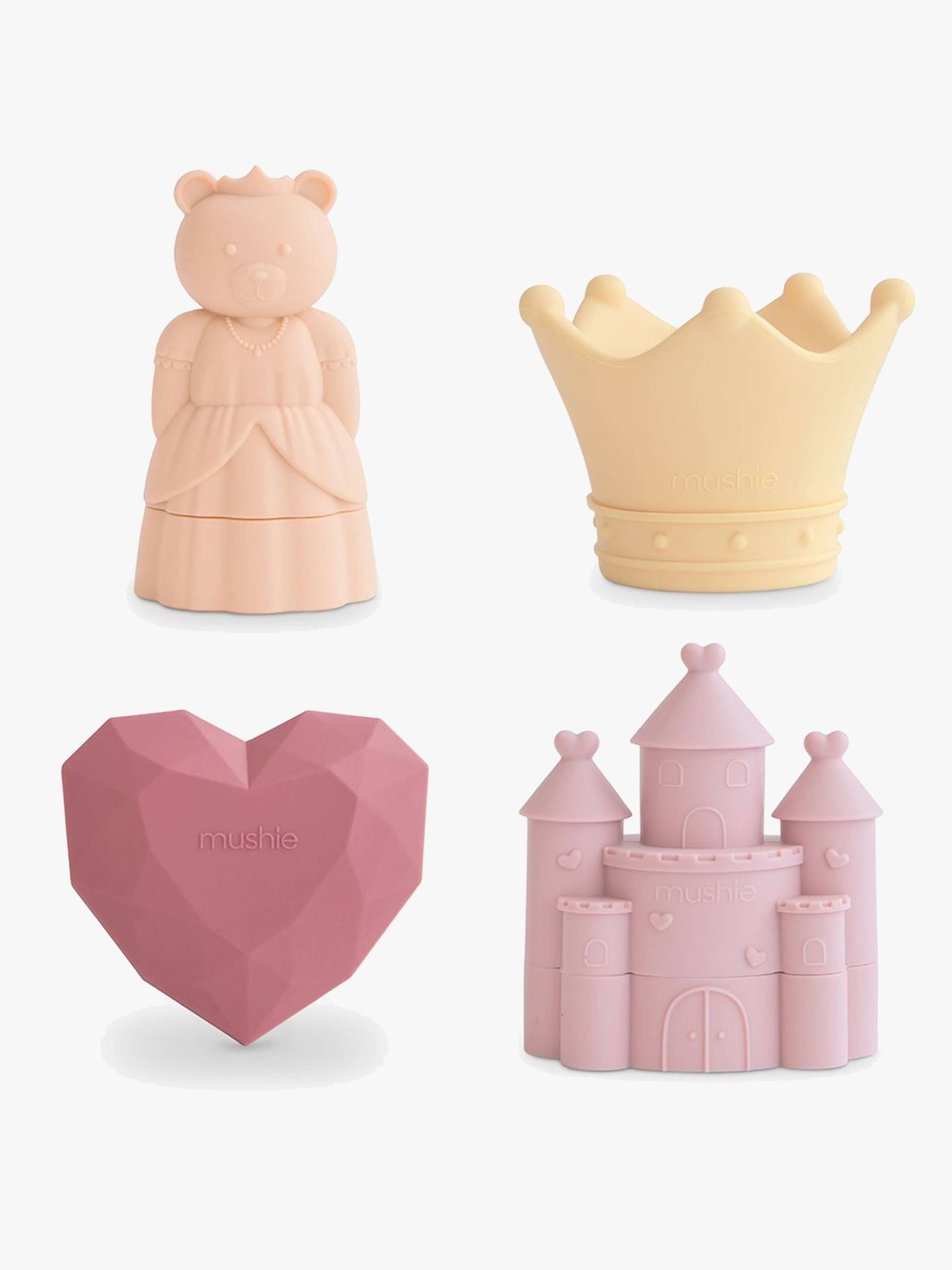Mushie Badespielzeug Prinzessin 4er-Pack Mushie Badespielzeug Prinzessin 4er-Pack von Mushie