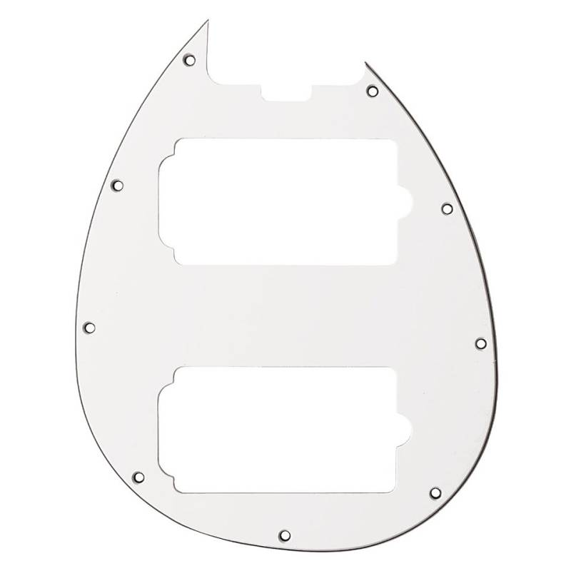 Music Man Pickguard Sterling 4 HH White Pickguard von Music Man