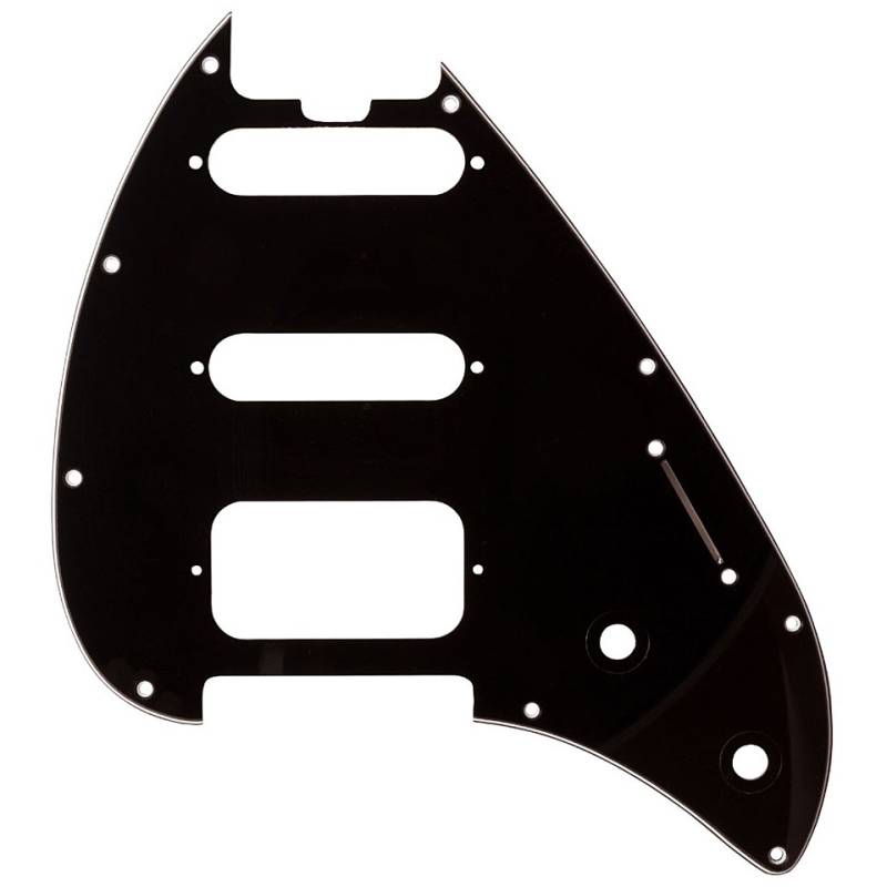 Music Man Silhouette HSS 5-Bolt Std Black Pickguard von Music Man