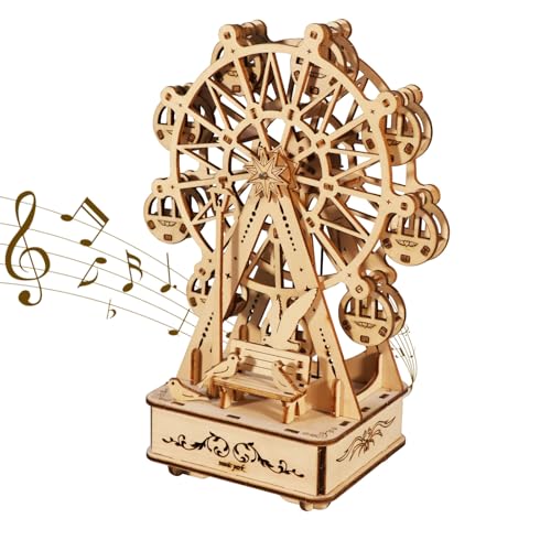 Music Park 3D Puzzle Riesenrad holzpuzzle Erwachsene Spieluhr Geschenk zum Geburtstag Weihnac von Music Park