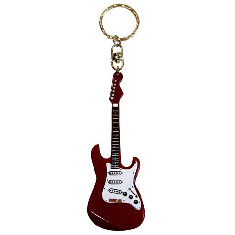 Musikboutique Kübler Keyring - Fender Stratocaser, red von Musikboutique Kübler