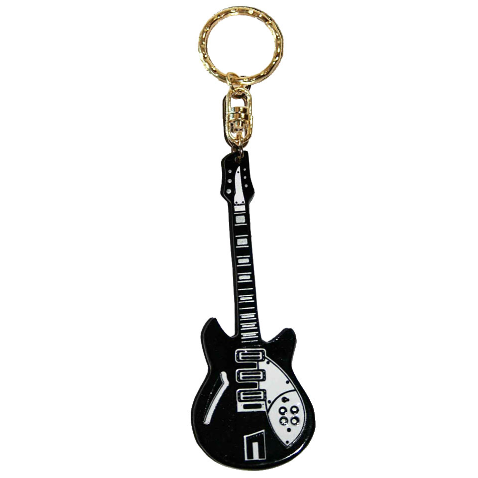 Musikboutique Kübler Keyring - Rickenbacker, black Schlüsselanhänger von Musikboutique Kübler