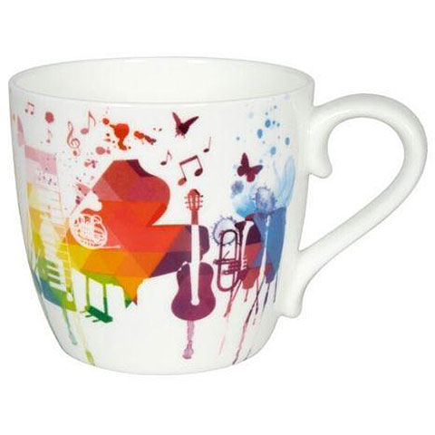 Musikboutique Kübler Mug - Colorful Orchestra Kaffeetasse von Musikboutique Kübler