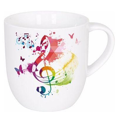 Musikboutique Kübler Mug - On Colour Music Kaffeetasse von Musikboutique Kübler