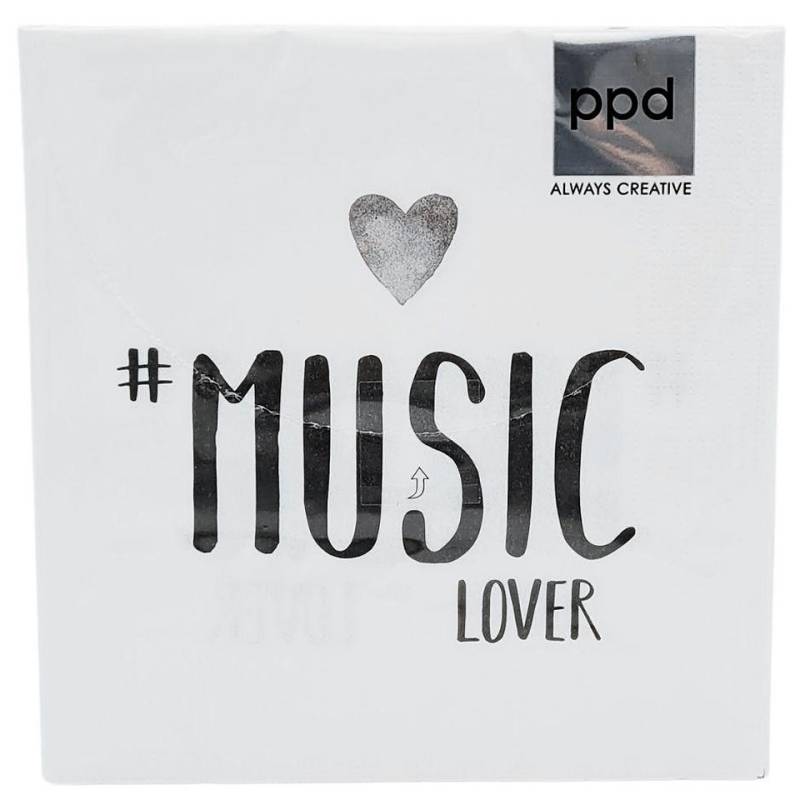 Musikboutique Kübler Napkins - # music lover Geschenkartikel von Musikboutique Kübler