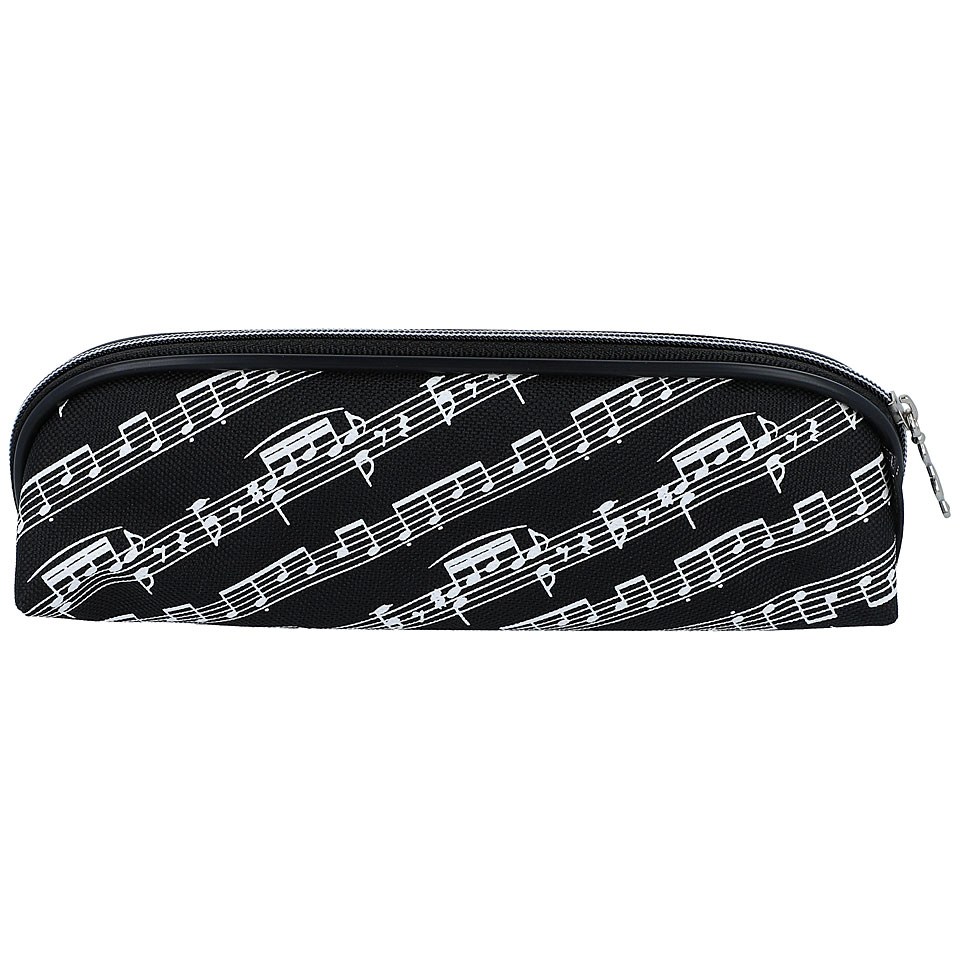 Musikboutique Kübler Pencil Case - Sheet Music - Black Geschenkartikel von Musikboutique Kübler