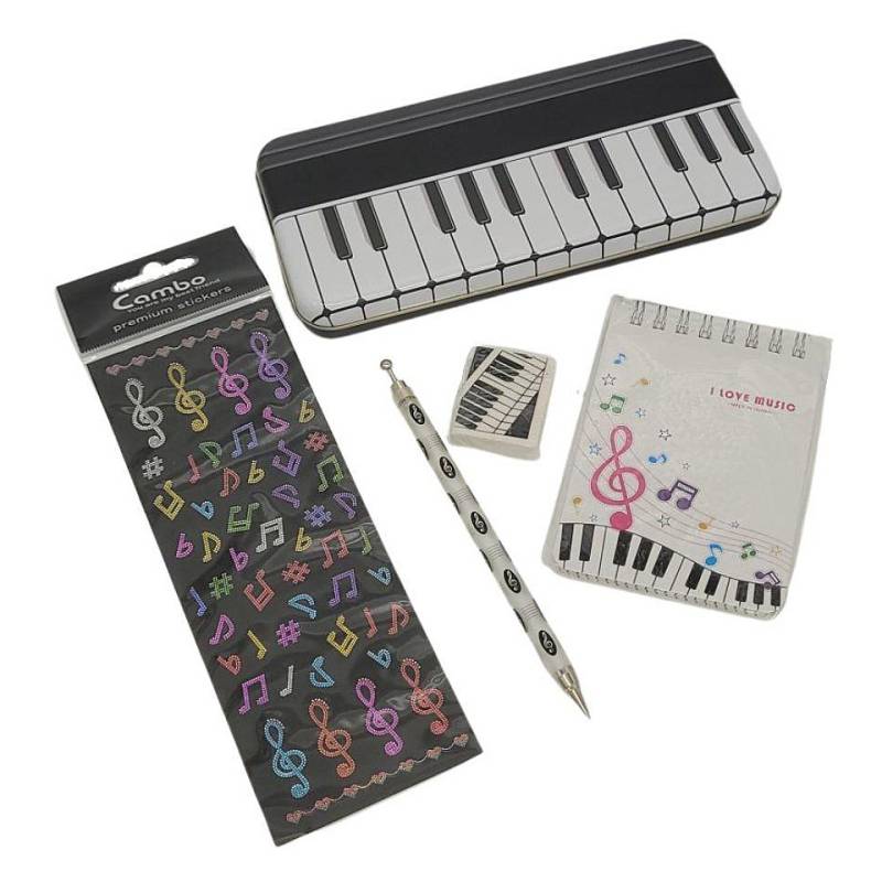 Musikboutique Kübler Pencilcase set - Keys Geschenkartikel von Musikboutique Kübler